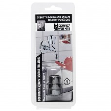 UNIVERSAL® Çeşme Tip Tek Tuş Dokunmatik Musluk Perlatörü - 2 Litre/Dakika Akışlı